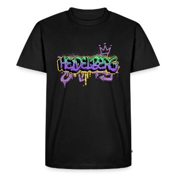 Heidelberg Allemagne Pulvérisateur de pulvérisation de graffiti - T-shirt Premium bio Homme - noir - Devant - Nico (187cm)