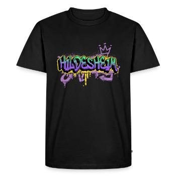 Hildesheim Allemagne Pulvérisateur de pulvérisation de graffiti - T-shirt Premium bio Homme - noir - Devant - Nico (187cm)