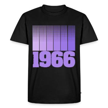 Année 1966 - T-shirt Premium bio Homme - noir - Devant - Nico (187cm)