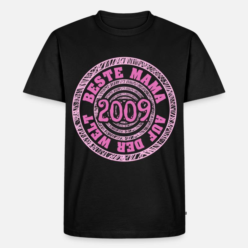 Mama 2009 - Männer Premium Bio T-Shirt - Schwarz