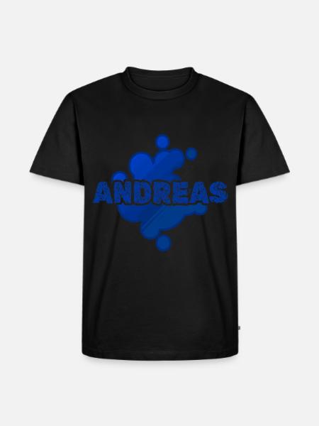 Naissance du bébé Andreas - T-shirt Premium bio Homme - noir