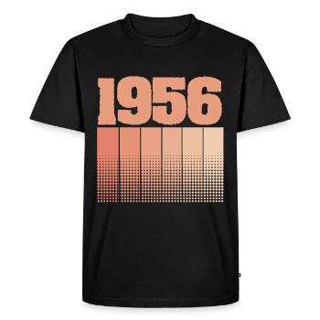 1956 - Men's Premium Organic T-Shirt - black - Front - Nico (187cm)