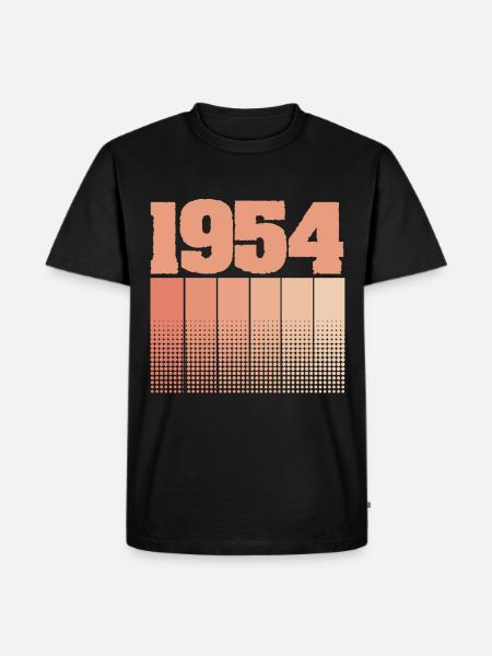 Anniversaire 1954 - T-shirt Premium bio Homme - noir