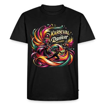 Carnival dance alaaf - Men's Premium Organic T-Shirt - black - Front - Nico (187cm)