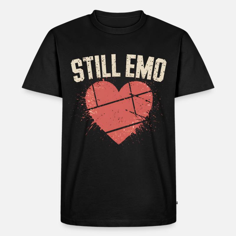 Still Emo! Emo Goth Alternative - Männer Premium Bio T-Shirt - Schwarz