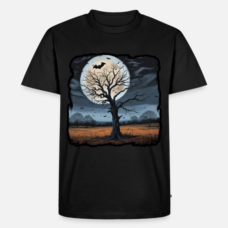 TheTree I - Männer Premium Bio T-Shirt - Schwarz