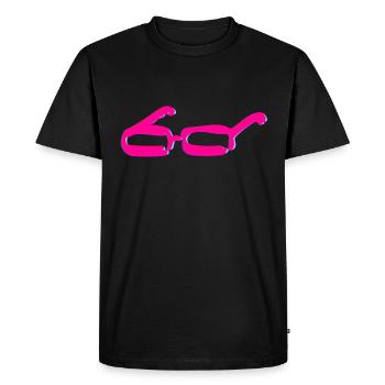 lunettes - T-shirt Premium bio Homme - noir - Devant - Nico (187cm)