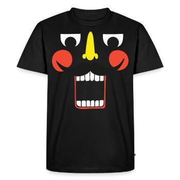 Grimace Christmas - Men's Premium Organic T-Shirt - black - Front - Nico (187cm)