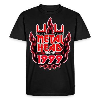 METALHEAD since 1999 - Men's Premium Organic T-Shirt - black - Front - Nico (187cm)