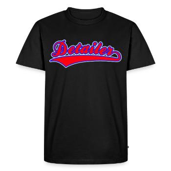 Dessinateur de voiture, Amateur de voitures, Détaillant de véhicules - T-shirt Premium bio Homme - noir - Devant - Nico (187cm)