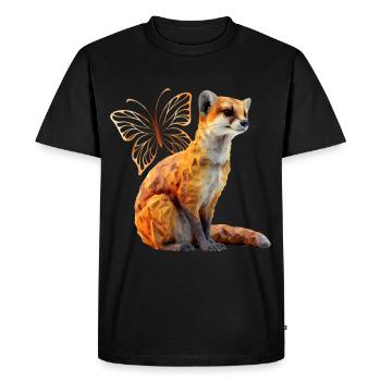 Mongoose - Men's Premium Organic T-Shirt - black - Front - Nico (187cm)