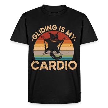 Gliding Cardio Sugar Glider Owner Sugar - Men's Premium Organic T-Shirt - black - Front - Nico (187cm)