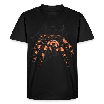 Araignée de compagnie propriétaire de tarentule rétro - T-shirt Premium bio Homme - noir - Devant - Nico (187cm)