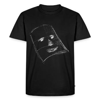 mask for dark - Men's Premium Organic T-Shirt - black - Front - Nico (187cm)