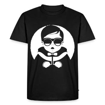Funny Toddler Wearing Sunglasses Cool Baby - Men's Premium Organic T-Shirt - black - Front - Nico (187cm)