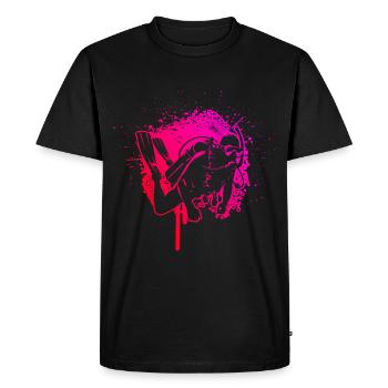 Scuba Diver Diving Scuba Diver Diver - Men's Premium Organic T-Shirt - black - Front - Nico (187cm)