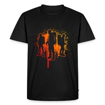 Men's Bouldering Women's Climber Boulder Climber - Men's Premium Organic T-Shirt - black - Front - Nico (187cm)