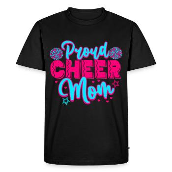 Cheerleading Mère Cheerleader Parents - T-shirt Premium bio Homme - noir - Devant - Nico (187cm)