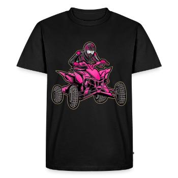 Quad VTT Tout-terrain Quad Rider - T-shirt Premium bio Homme - noir - Devant - Nico (187cm)