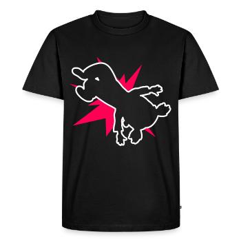 Breakdance Girl Breakdancing Dancer - Men's Premium Organic T-Shirt - black - Front - Nico (187cm)