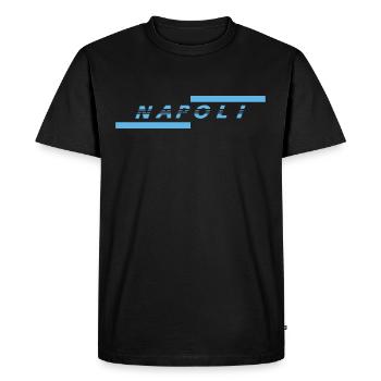 Napoli - Men's Premium Organic T-Shirt - black - Front - Nico (187cm)
