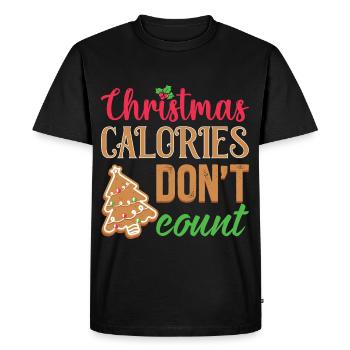 Cadeaux de Noël Noël - T-shirt Premium bio Homme - noir - Devant - Nico (187cm)