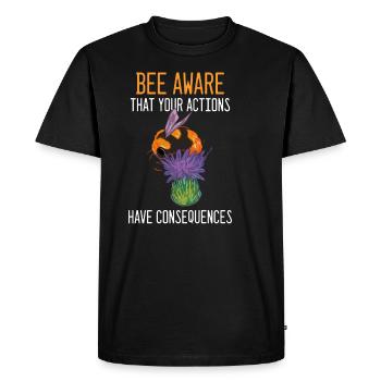 Cadeau d'amoureux de la nature - T-shirt Premium bio Homme - noir - Devant - Nico (187cm)