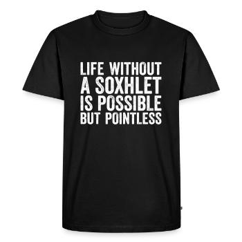 La durée de vie de l’équipement de laboratoire de l’extracteur Soxhlet est possible - T-shirt Premium bio Homme - noir - Devant - Nico (187cm)