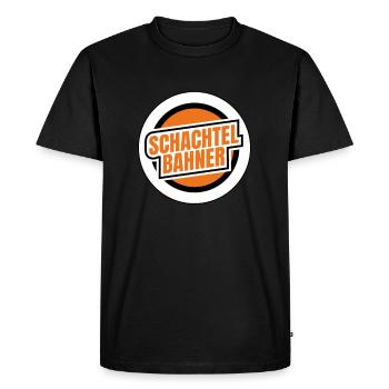 Schachtelbahner Modelleisenbahn Modellbahn H0 - T-shirt Premium bio Homme - noir - Devant - Nico (187cm)