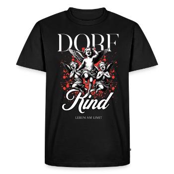 Village enfants Enfants Enfants à la limite - T-shirt Premium bio Homme - noir - Devant - Nico (187cm)