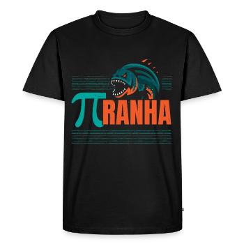 Piranha Collector Aquarist Aquaristique Pisciculture - T-shirt Premium bio Homme - noir - Devant - Nico (187cm)