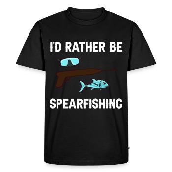 Pêche sous-marine Pêcheurs au harpon Pêcheurs au harpon - T-shirt Premium bio Homme - noir - Devant - Nico (187cm)