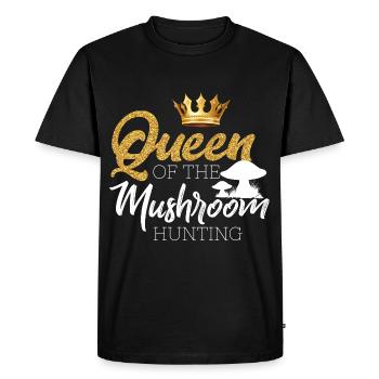 Mushroom pickers and mushroom friends - Men's Premium Organic T-Shirt - black - Front - Nico (187cm)