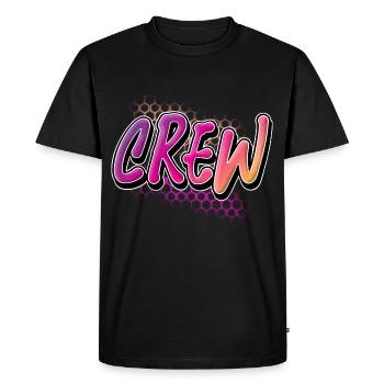 équipage - T-shirt Premium bio Homme - noir - Devant - Nico (187cm)