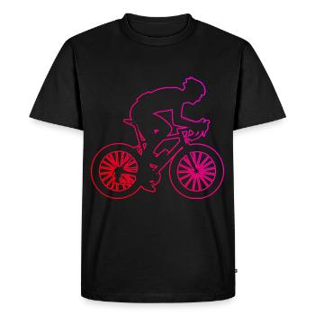Vélo de route pour hommes Vélo de route Vélo de route Vélo de route - T-shirt Premium bio Homme - noir - Devant - Nico (187cm)