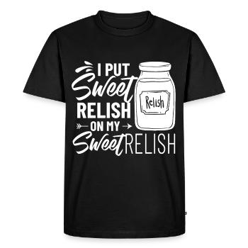 Sweet Relish Pickles Bouteille Spice Jar - T-shirt Premium bio Homme - noir - Devant - Nico (187cm)