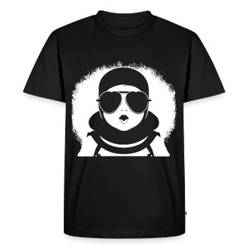 Funny Toddler Wearing Sunglasses Cool Baby - Men's Premium Organic T-Shirt - black - Front - Nico (187cm)