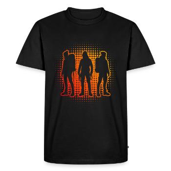 Bloc Grimpeur Bloc Escalade Hommes - T-shirt Premium bio Homme - noir - Devant - Nico (187cm)