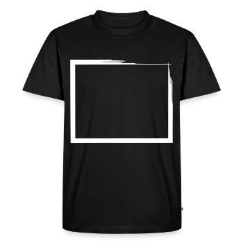 Quadrangle - Men's Premium Organic T-Shirt - black - Front - Nico (187cm)