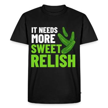 Sweet Relish Pickles Bouteille Spice Jar - T-shirt Premium bio Homme - noir - Devant - Nico (187cm)