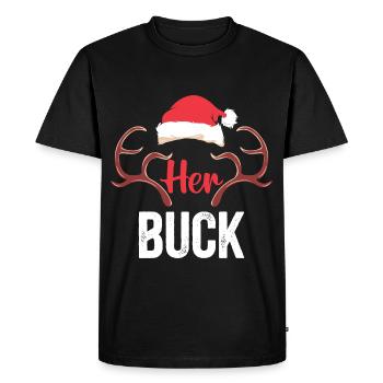 Cadeaux de Noël Noël - T-shirt Premium bio Homme - noir - Devant - Nico (187cm)