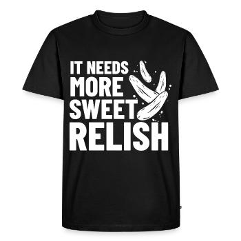 Sweet Relish Pickles Bouteille Spice Jar - T-shirt Premium bio Homme - noir - Devant - Nico (187cm)