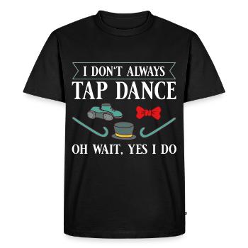 Tap Dance Beginners Shoes Learn Music Dancers - Men's Premium Organic T-Shirt - black - Front - Nico (187cm)