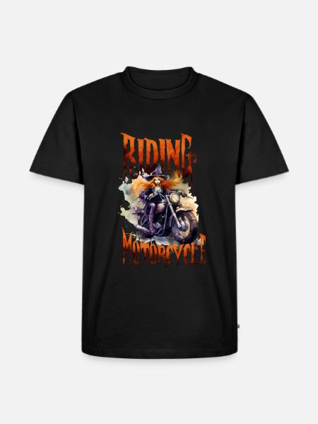Halloween Pumpkin Horror - Men's Premium Organic T-Shirt - black