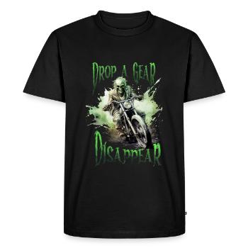 Halloween Pumpkin Horror - Men's Premium Organic T-Shirt - black - Front - Nico (187cm)