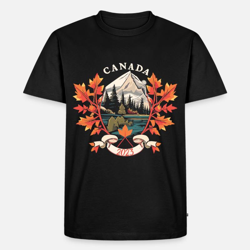 Kanada 2023 - Männer Premium Bio T-Shirt - Schwarz
