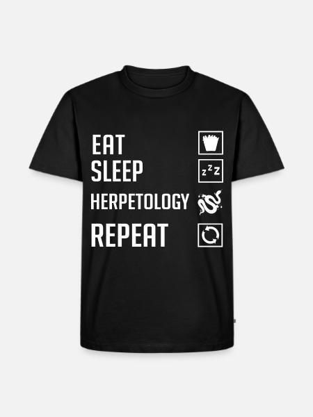 Herpetology Reptiles Herpetologist Lizards - Men's Premium Organic T-Shirt - black