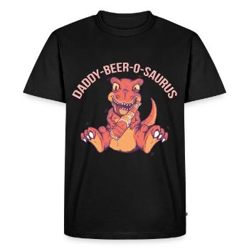 Father's Day gift for dad for Men's Day - Men's Premium Organic T-Shirt - black - Front - Nico (187cm)