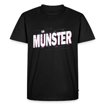Münster Allemagne City Font Home Love - T-shirt Premium bio Homme - noir - Devant - Nico (187cm)