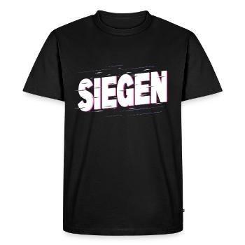 Siegen Allemagne City Font Home Love - T-shirt Premium bio Homme - noir - Devant - Nico (187cm)